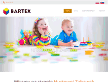 Tablet Screenshot of bartex-zabawki.com